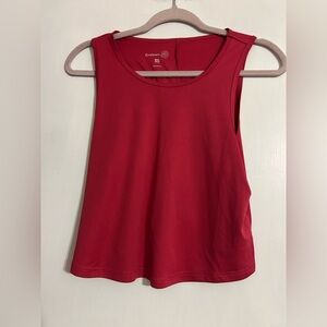 Pink sleeveless blouse